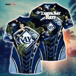 MLB Tampa Bay Rays 3D T-Shirt Baseball Bliss For Fans Baseball