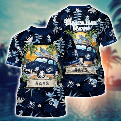 MLB Tampa Bay Rays 3D T-Shirt Fusion Elegance For Sports Enthusiasts