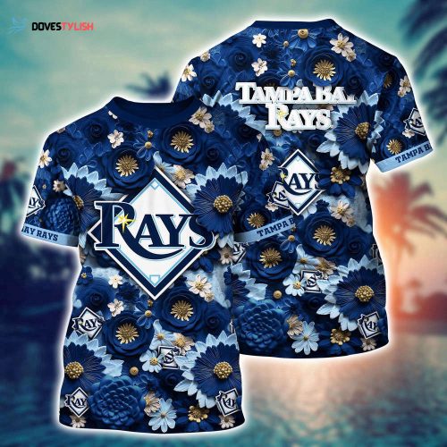 MLB Tampa Bay Rays 3D T-Shirt Tropical Twist For Sports Enthusiasts