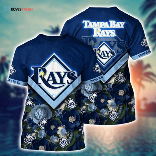 MLB Tampa Bay Rays 3D T-Shirt Island Adventure For Sports Enthusiasts