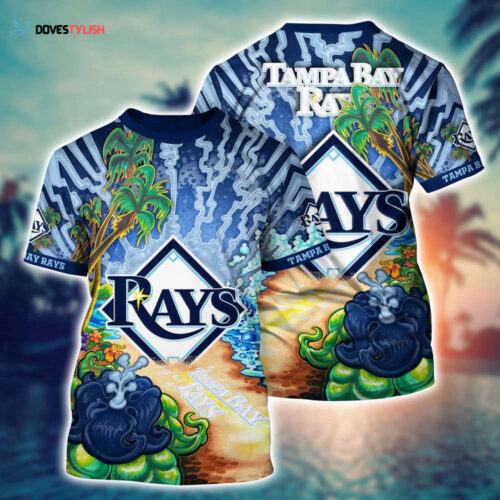 MLB Tampa Bay Rays 3D T-Shirt Symphony Bliss For Sports Enthusiasts