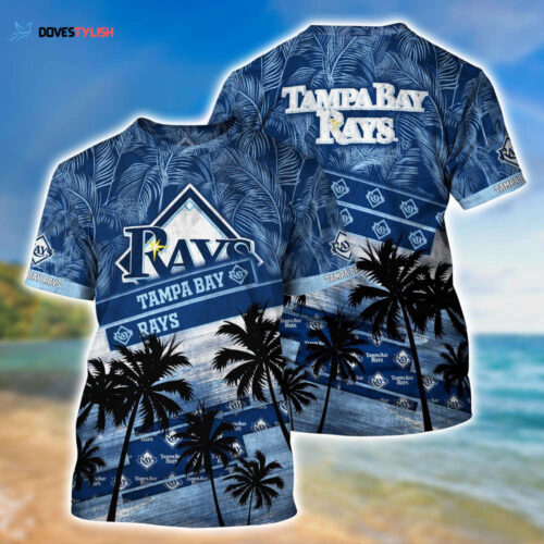 MLB Tampa Bay Rays 3D T-Shirt Sporty Chic For Fans Sports