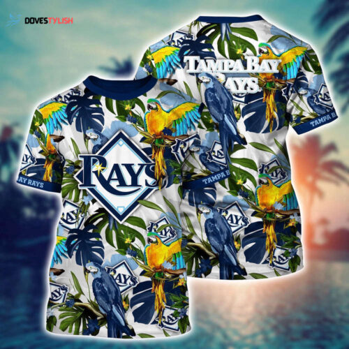 MLB Tampa Bay Rays 3D T-Shirt Fusion Elegance For Sports Enthusiasts