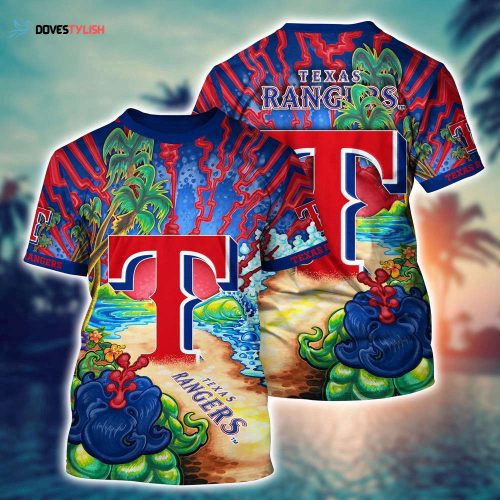 MLB Texas Rangers 3D T-Shirt Masterpiece For Sports Enthusiasts