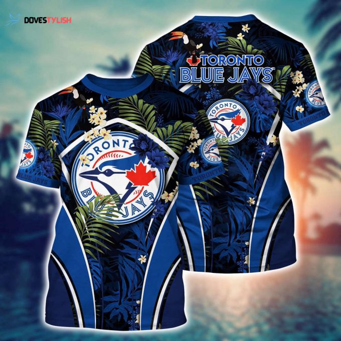 MLB Toronto Blue Jays 3D T-Shirt Baseball Bliss For Fans Baseball