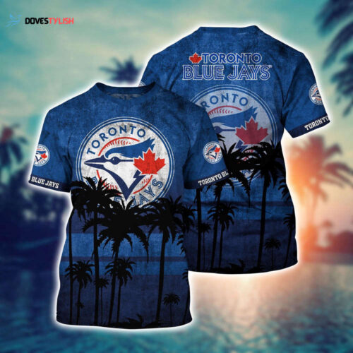 MLB Toronto Blue Jays 3D T-Shirt Casual Style For Fans Sports