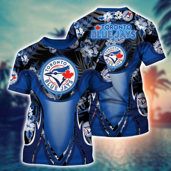 MLB Toronto Blue Jays 3D T-Shirt Champion Comfort For Fans Sports