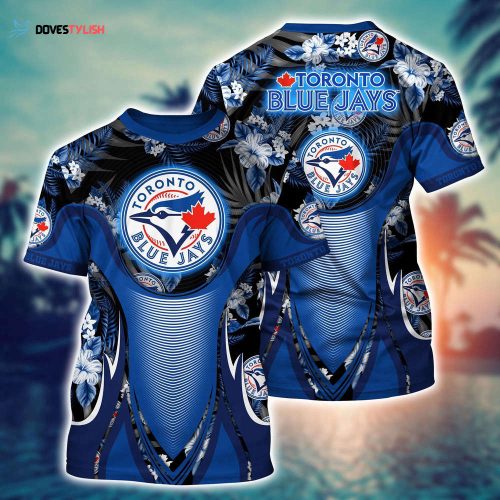 MLB Toronto Blue Jays 3D T-Shirt Sporty Chic For Fans Sports