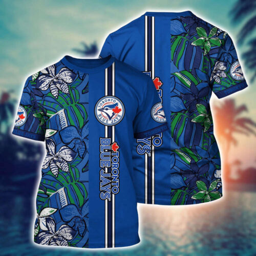 MLB Toronto Blue Jays 3D T-Shirt Chic Athletic Elegance For Fans Baseball