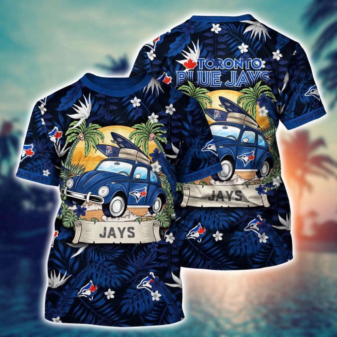 MLB Toronto Blue Jays 3D T-Shirt Fusion Elegance For Sports Enthusiasts