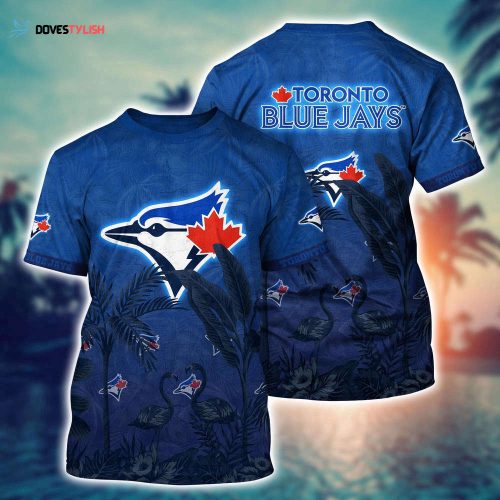 MLB Toronto Blue Jays 3D T-Shirt Island Adventure For Sports Enthusiasts