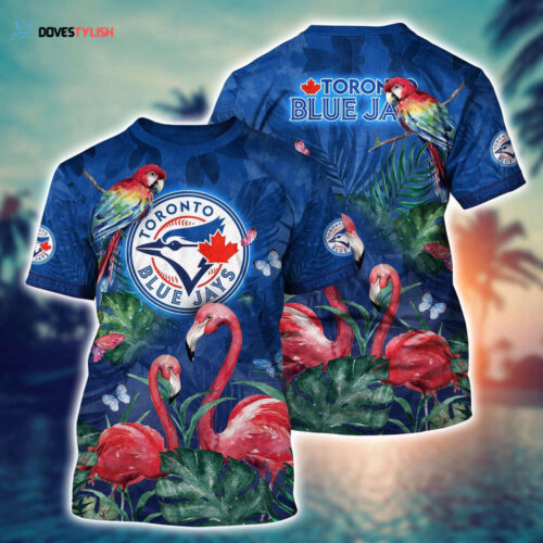 MLB Toronto Blue Jays 3D T-Shirt Signature Style For Fans Baseball