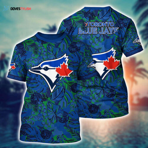 MLB Toronto Blue Jays 3D T-Shirt Chic Baseball Layers For Fans Baseball