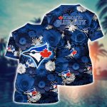MLB Toronto Blue Jays 3D T-Shirt Sunset Slam Chic For Fans Sports