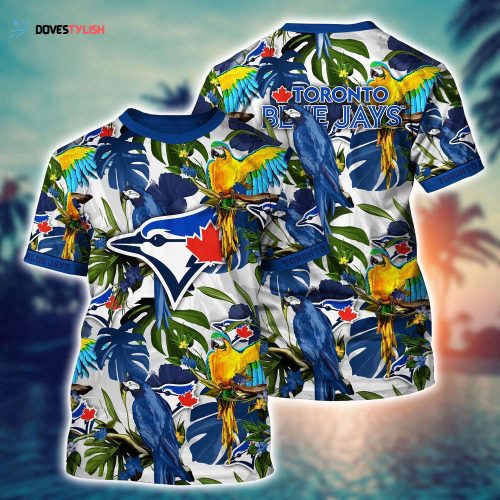MLB Toronto Blue Jays 3D T-Shirt Tropical Twist For Sports Enthusiasts