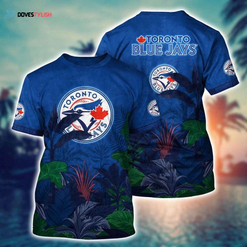 MLB Toronto Blue Jays 3D T-Shirt Trending Summer For Fans Baseball