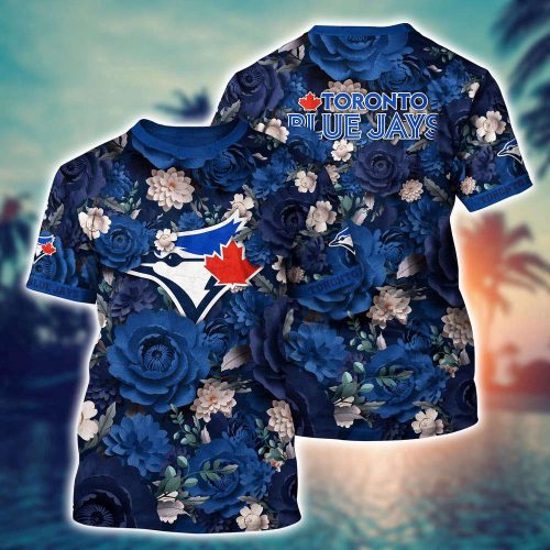MLB Toronto Blue Jays 3D T-Shirt Tropical Twist For Sports Enthusiasts