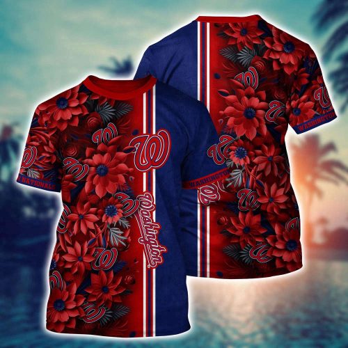 MLB Washington Nationals 3D T-Shirt Aloha Grand Slam For Sports Enthusiasts