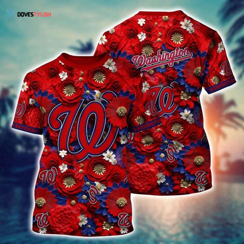 MLB Washington Nationals 3D T-Shirt Game Changer For Sports Enthusiasts
