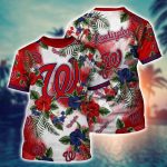 MLB Washington Nationals 3D T-Shirt Glamorous Tee For Sports Enthusiasts