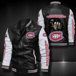 Montreal Canadiens Leather Bomber Jacket