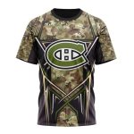 Montreal Canadiens Special Camo Color Design Unisex T-Shirt For Fans Gifts 2024