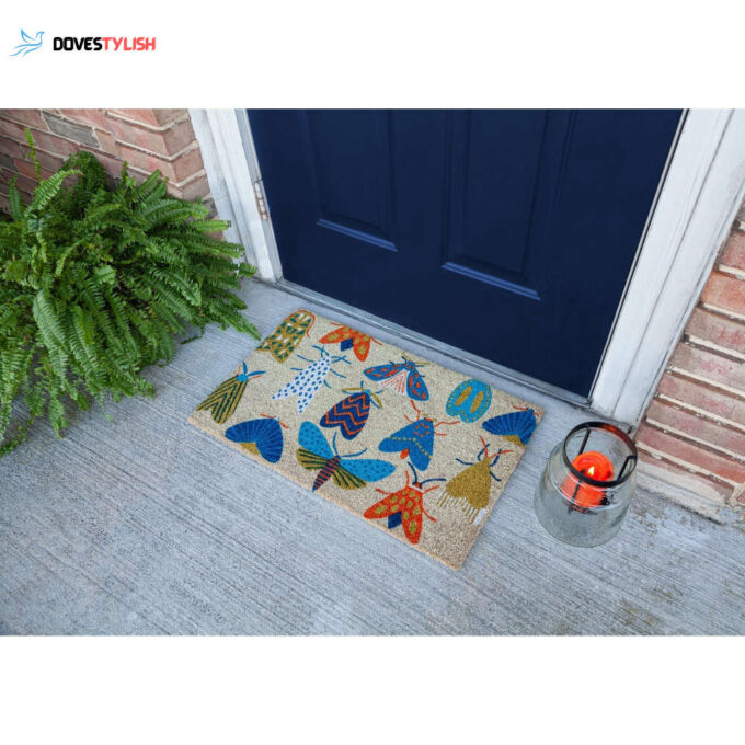 Moths Easy Clean Welcome DoorMat