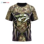 Nashville Predators Special Camo Color Design Unisex T-Shirt For Fans Gifts 2024