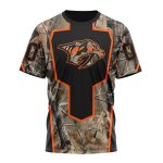 Nashville Predators Special Camo Realtree Hunting Unisex T-Shirt For Fans Gifts 2024