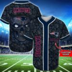 New England Patriots Personalized Baseball Jersey