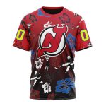 New Jersey Devils Hawaiian Style Designs Unisex T-Shirt For Fans Gifts 2024