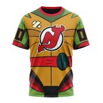 New Jersey Devils Teenage Mutant Ninja Turtles Design Unisex T-Shirt For Fans Gifts 2024