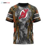 New Jersey Devils With Camo Concepts For Hungting In Forest Unisex T-Shirt For Fans Gifts 2024