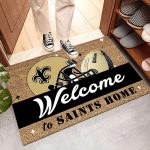 New Orleans Saints Doormat Home Decor 2024