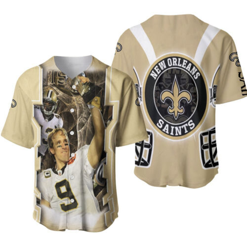 New Orleans Saints Players For Fans Baseball Jersey