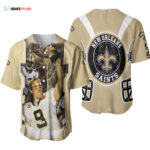 New Orleans Saints Players For Fans Baseball Jersey