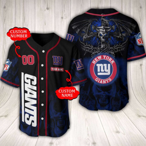 New York Giants Baseball Jersey Custom Name And Number