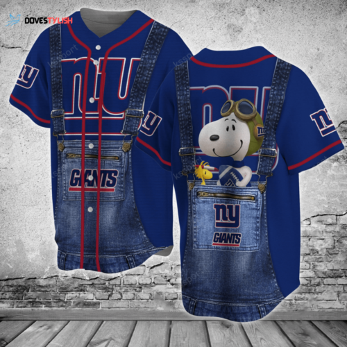 New York Giants Personalized Baseball Jersey