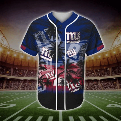 New York Giants Tropical Baseball Jersey Gift for Men Dad