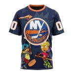 New York Islanders Specialized For Rocket Power Unisex T-Shirt For Fans Gifts 2024