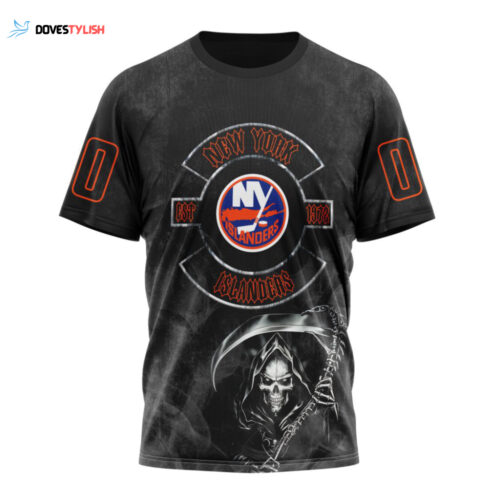 New York Islanders Specialized Kits For Rock Night Unisex T-Shirt For Fans Gifts 2024