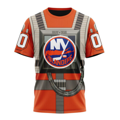 New York Islanders Star Wars Rebel Pilot Design Unisex T-Shirt For Fans Gifts 2024