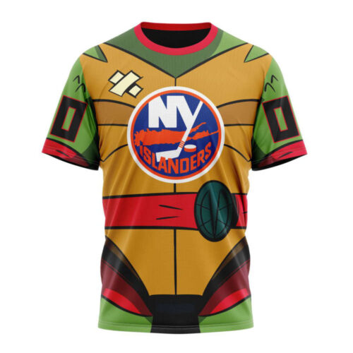 New York Islanders Teenage Mutant Ninja Turtles Design Unisex T-Shirt For Fans Gifts 2024