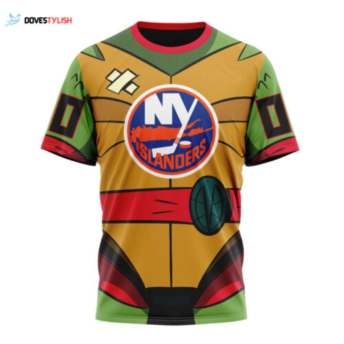 New York Islanders Teenage Mutant Ninja Turtles Design Unisex T-Shirt For Fans Gifts 2024