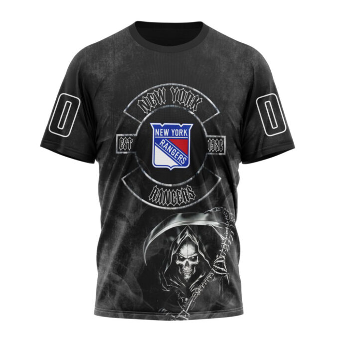 New York Rangers Specialized Kits For Rock Night Unisex T-Shirt For Fans Gifts 2024
