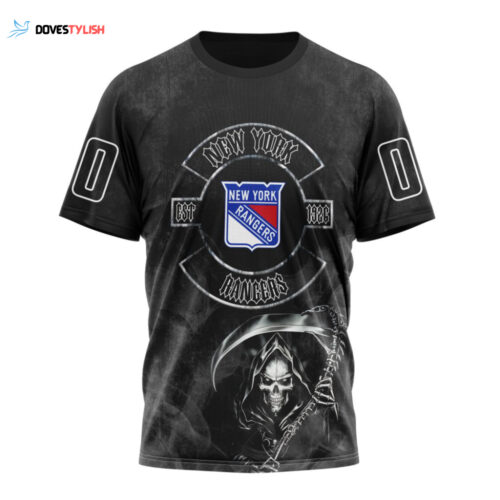 New York Rangers Specialized Kits For Rock Night Unisex T-Shirt For Fans Gifts 2024
