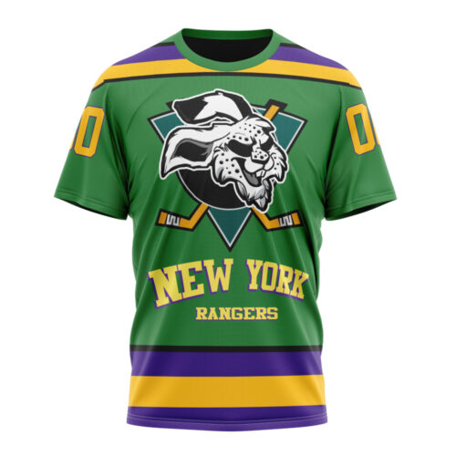 New York Rangers X The Mighty Ducks Unisex T-Shirt For Fans Gifts 2024