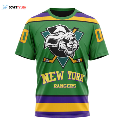 New York Rangers X The Mighty Ducks Unisex T-Shirt For Fans Gifts 2024