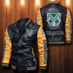 New Zealand Warriors Leather Bomber Jacket