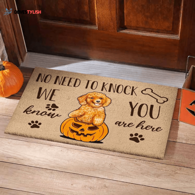 No Need To Knock We Know You Are Here Easy Clean Welcome DoorMat